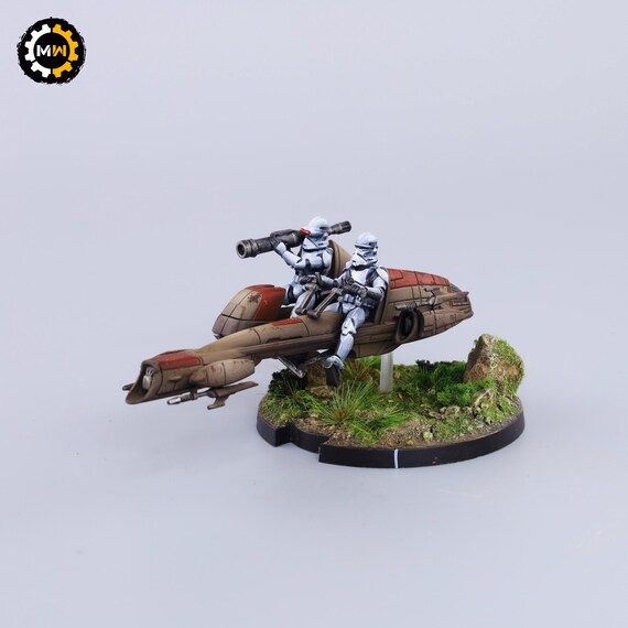 LEGO Star Wars 75012 pas cher, BARC Speeder avec Sidecar