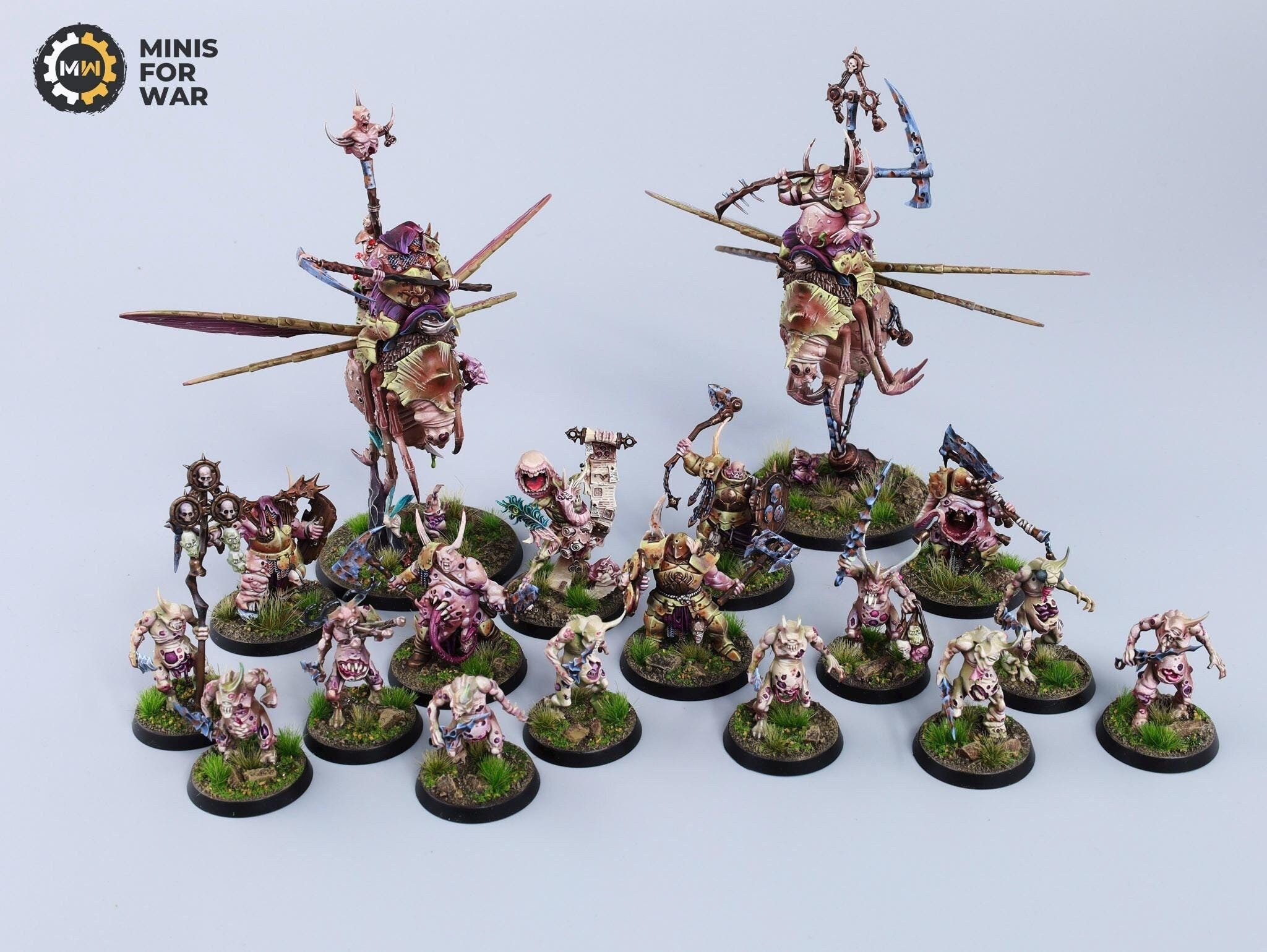 Age of Sigmar - Maggotkin of Nurgle Spearhead [PAINTED] - Etsy
