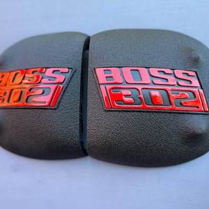 Ford Mustang Boss 302 Strut Tower Covers (Set of 2) choose logo color