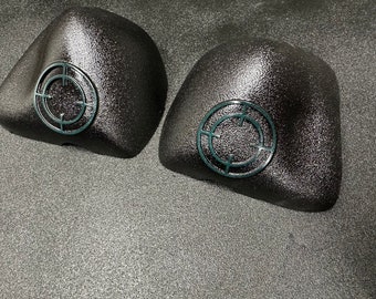 2001 Ford Bullitt Mustang strut tower covers (magnet mount)