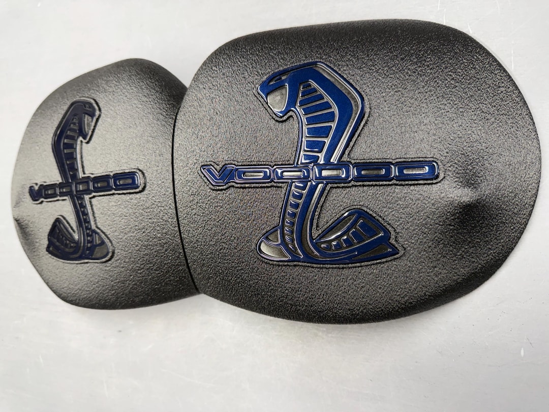 2015-2026 Mustang GT350 Strut Tower Covers: Cobra With Voodoo (choose ...