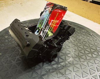 Coyote engine business card holder/paper weight