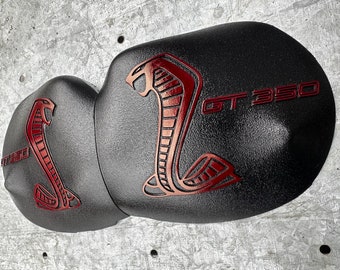 Mustang GT350 Strut Tower Covers (2015-2026) cobra with gt350 (choose logo color)
