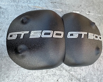 07-14 GT500 Strut Tower Covers (Set of 2) - GT500 (CHOOSE LOGO COLOR)