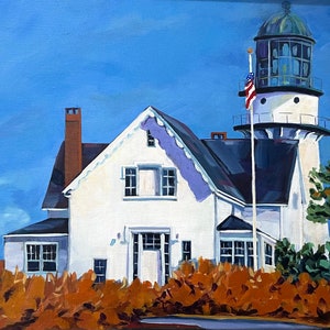 Two Lights Giclee Print signed and #’d.