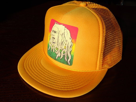 Rasta/bob Marley Trucker Hat/cap - Etsy 