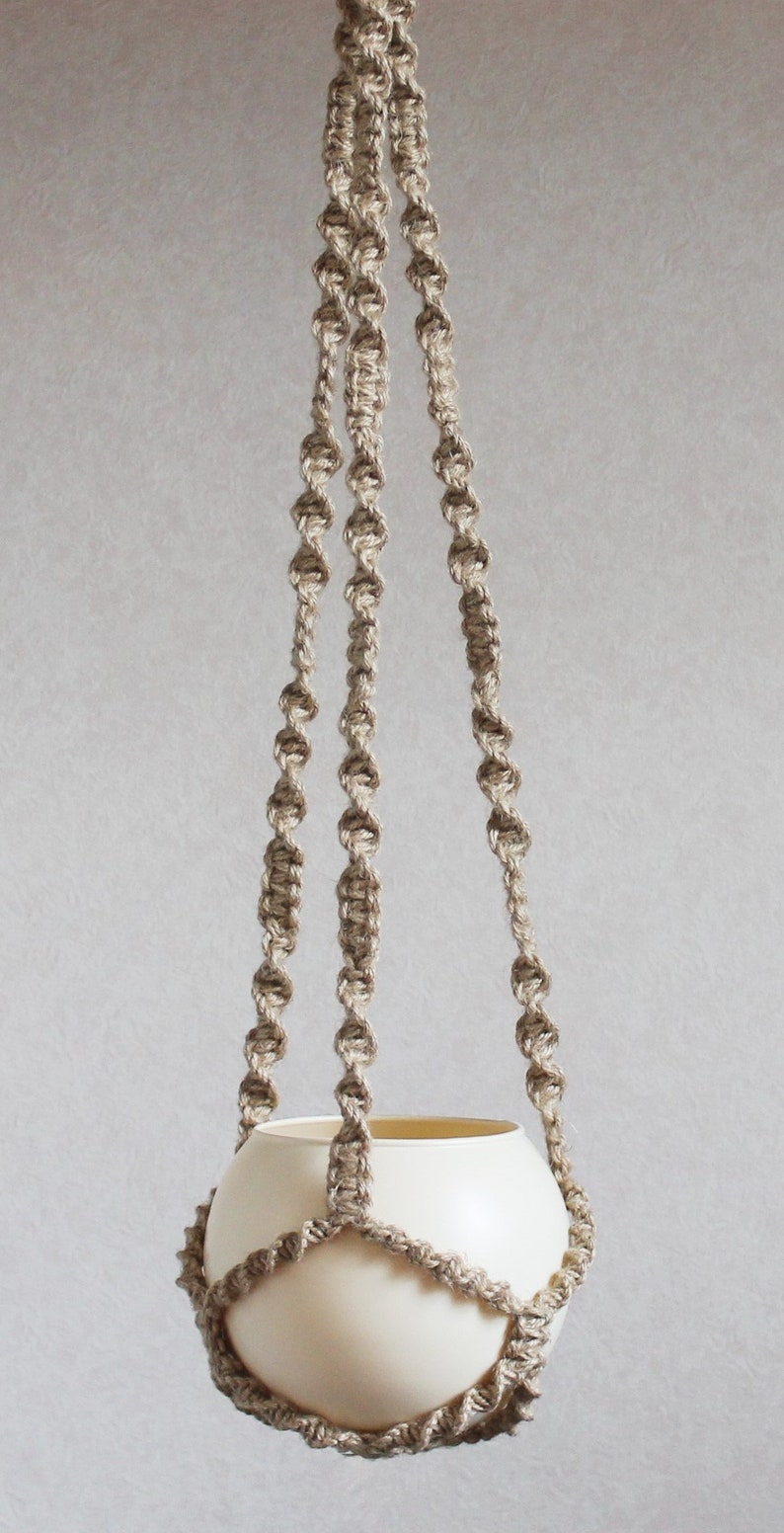 Macrame Plant Hanger Without Tassel Macramé plant hanging Etsy