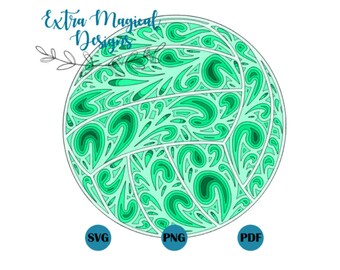 Download Layered Volleyball Mandala Svg For Silhouette - Layered ...