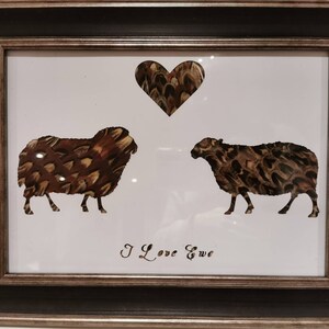 Ram, and Ewe, Sheep, Silhouette, - Love is in the air, Hunting Gift, Stalking Gift, Sheep Gift, Sheep Lover, Game Bird Gift, Country Present