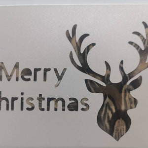 Tarjetas de Navidad, Tarjetas de Navidad de silueta de plumas, Tarjetas de Navidad de tiro, Tarjetas de Navidad personalizadas, Tarjetas de faisán, Tarjeta de Navidad de ciervo,