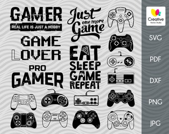 Video Gamer Svg Etsy
