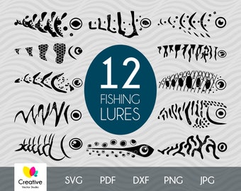Download Free Fishing Lure Svg Etsy SVG Cut Files