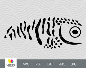 Download Free Fishing Lure Stencil Etsy SVG DXF Cut File