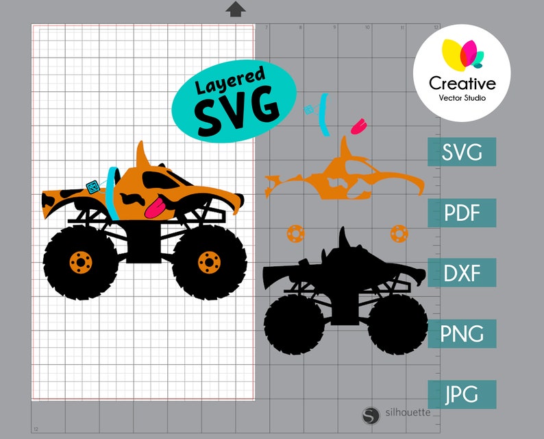 Free Free 63 Monster Truck Svg Etsy SVG PNG EPS DXF File