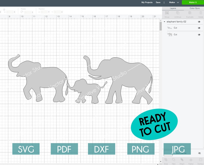 Free Free 173 Family Elephant Svg SVG PNG EPS DXF File