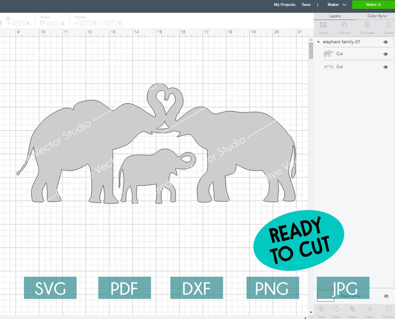 Free Free 203 Family Elephant Svg SVG PNG EPS DXF File