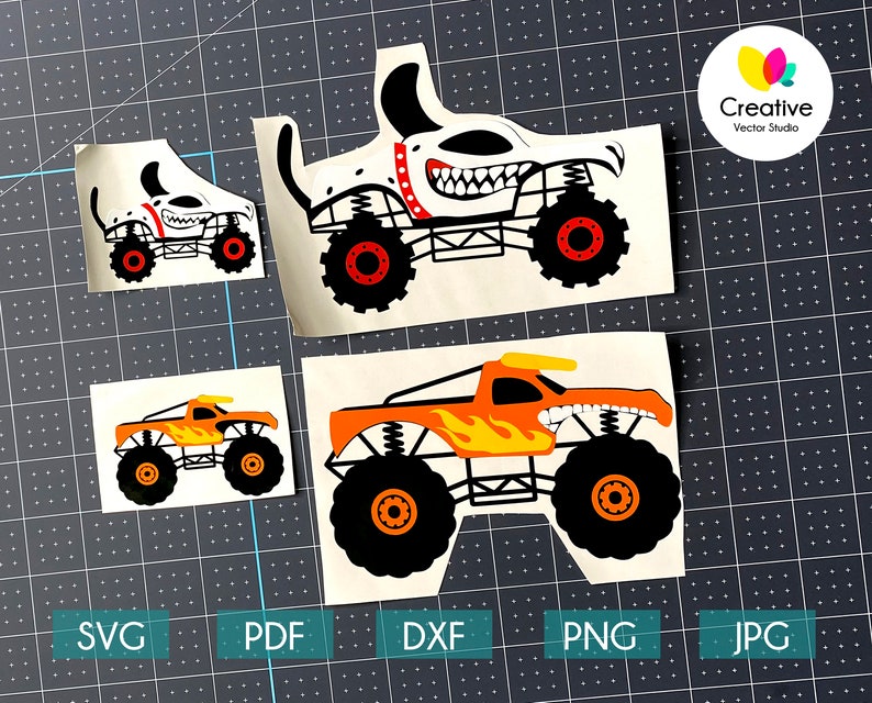Download Monster Truck SVG Big Truck svg Monster Jam svg Crazy | Etsy
