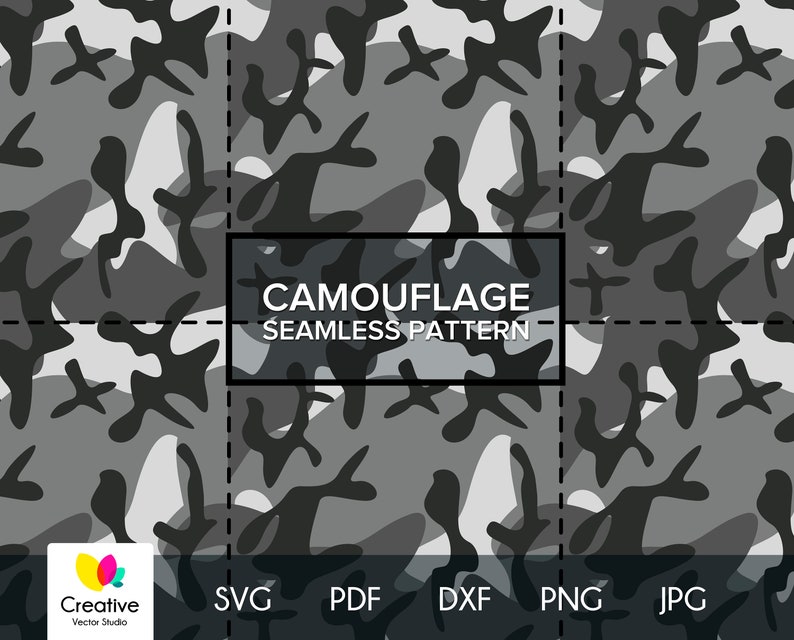 Download Camouflage svg Gray Camo Background svg Military Pattern ...