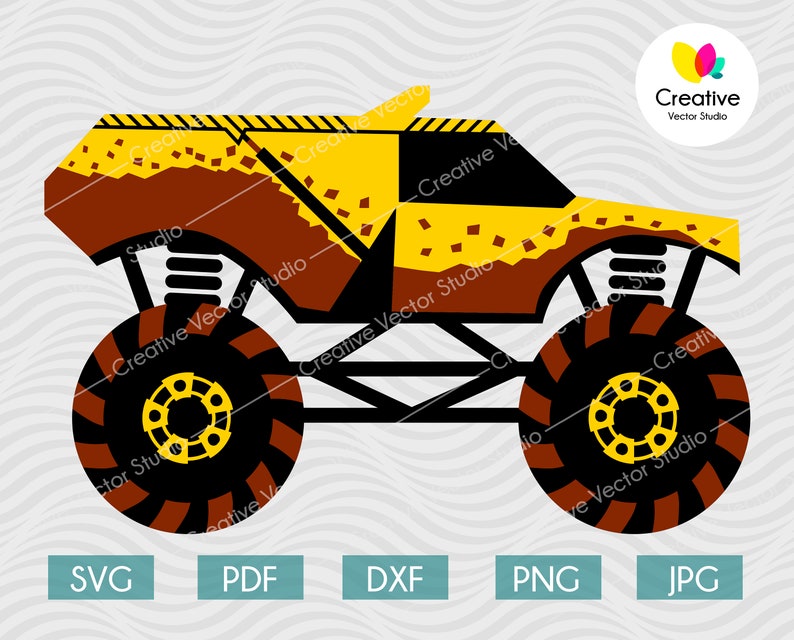 Free Free 143 Monster Truck Svg Etsy SVG PNG EPS DXF File