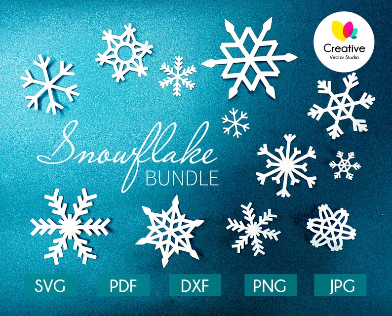 Download Snowflake SVG Bundle 2 Flake Winter svg Christmas ...