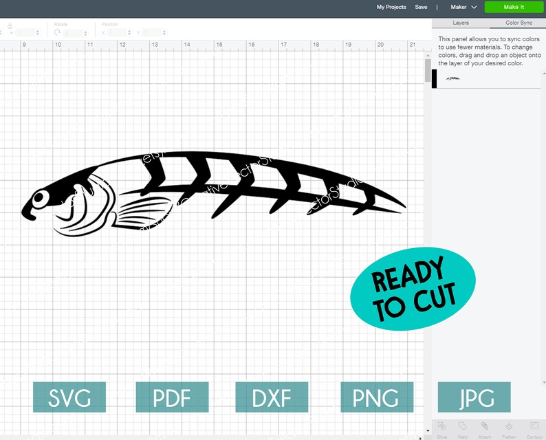 Download Fishing Lure SVG 7 Fishing Lure Pattern Fish Clipart | Etsy