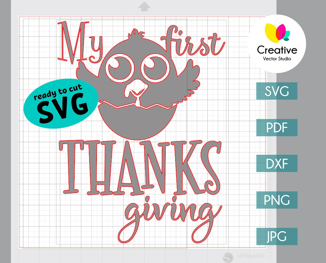 Download Turkey Face svg Baby Thanksgiving svg Little Turkey svg | Etsy