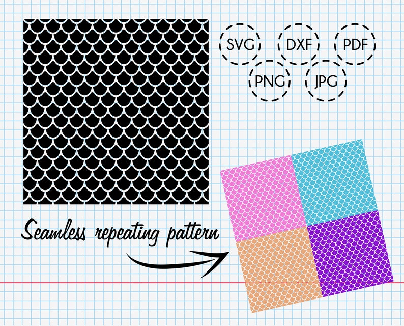 Free Free 215 Cricut Mermaid Scales Svg SVG PNG EPS DXF File