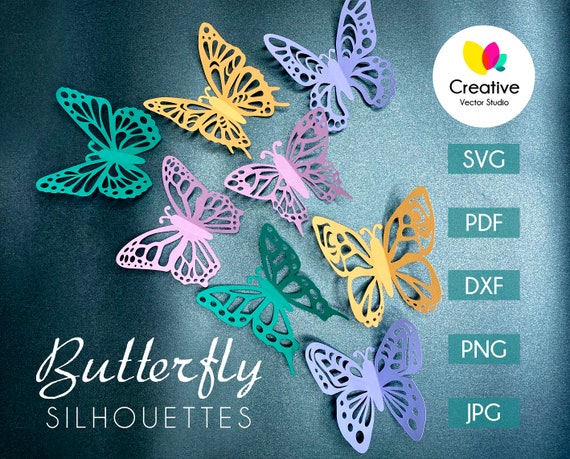 Download Clip Art Butterfly Bundle Butterfly Templates Butterfly Svg Cut Files Diy Paper Butterflies Paper Butterfly Butterfly Memorial Art Collectibles