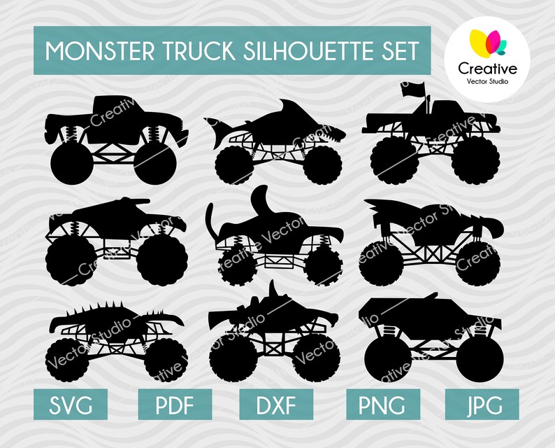 Free Free 121 Monster Truck Svg Etsy SVG PNG EPS DXF File