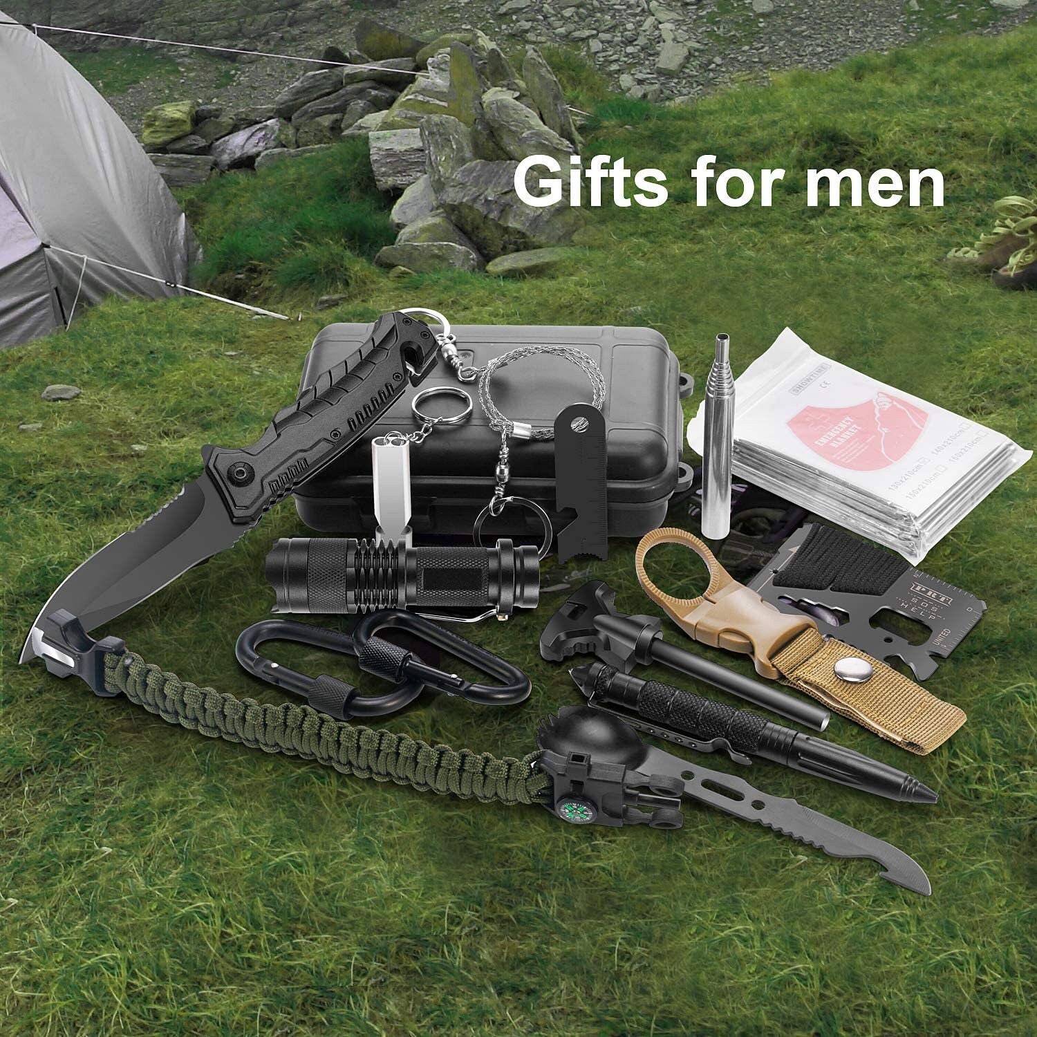 Survival Kit 16 in 1 Professional Survival Gear Tool Emergency | Etsy