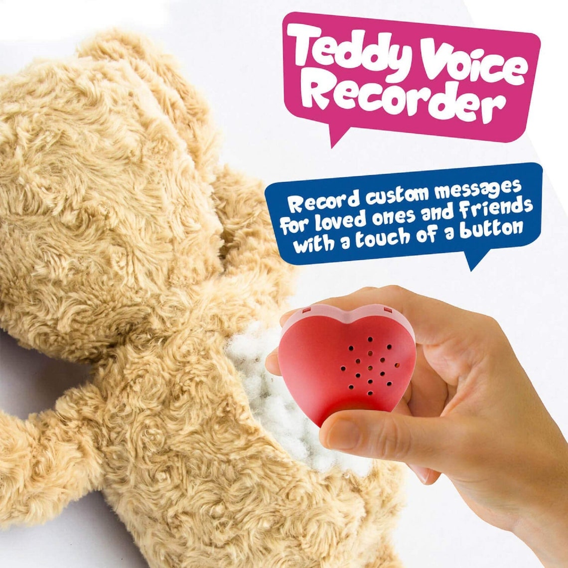 Big Stuffed Animals Voice Recorder 30 Second Voice Sound Etsy
