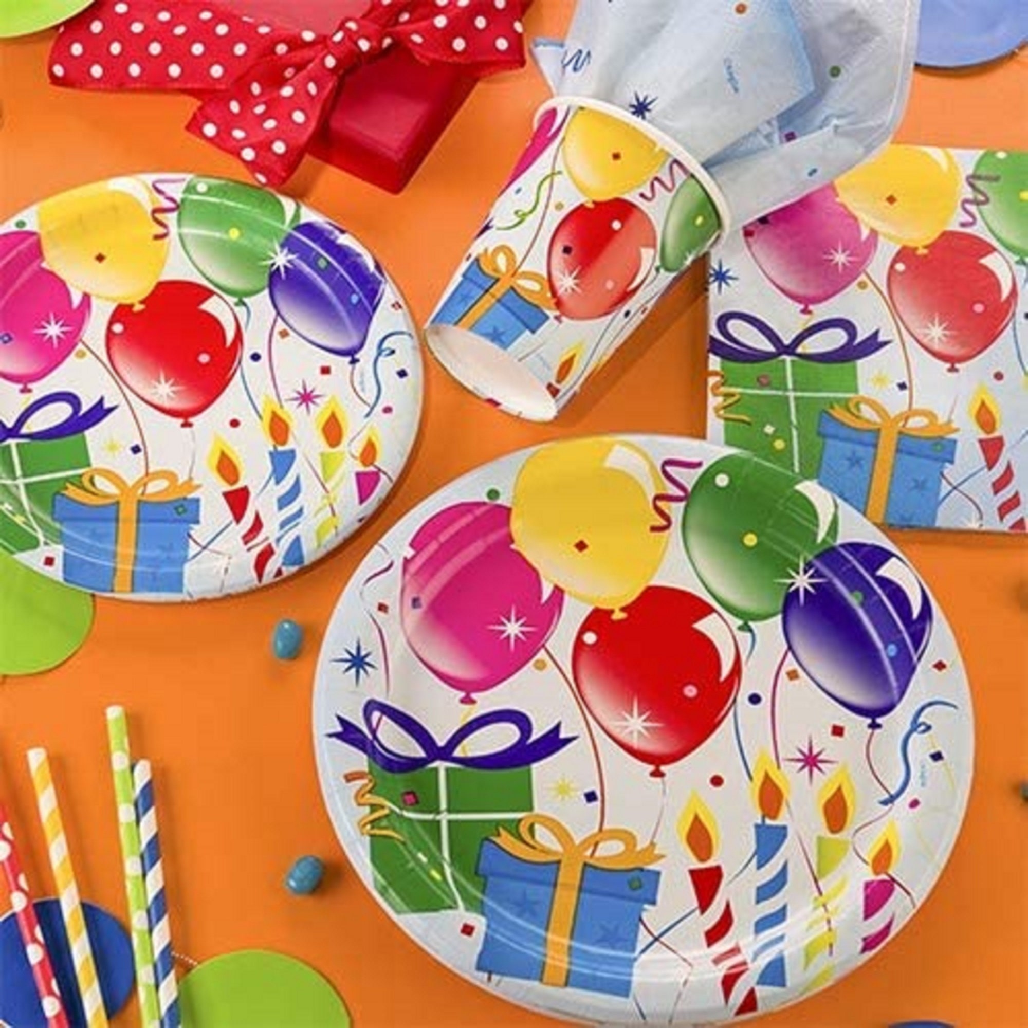 Birthday Party Supplies 130 Piece Serves 16 Including Etsy
