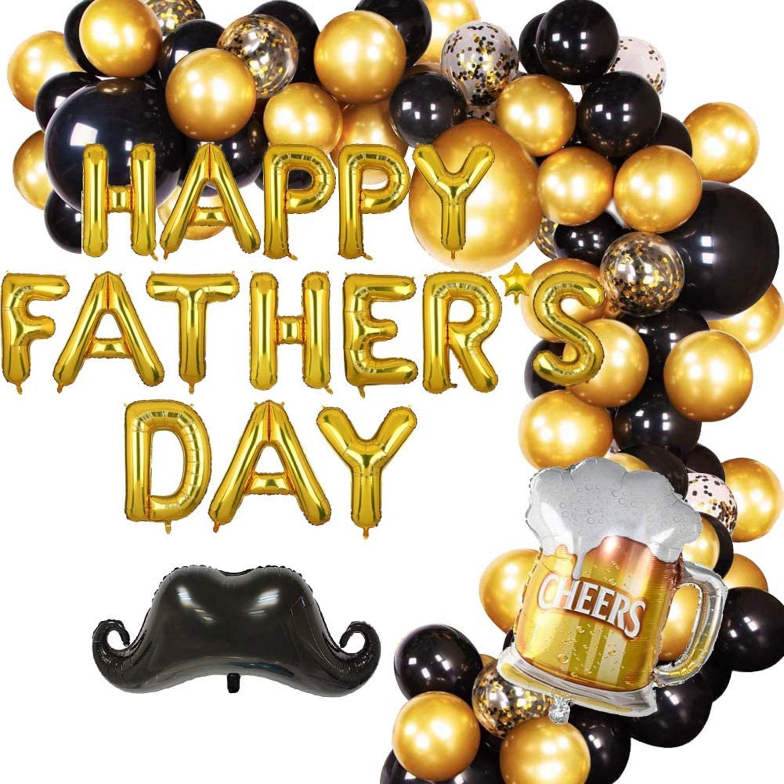Father's Day Decoration Balloon Arch Kit Includes Gold Etsy