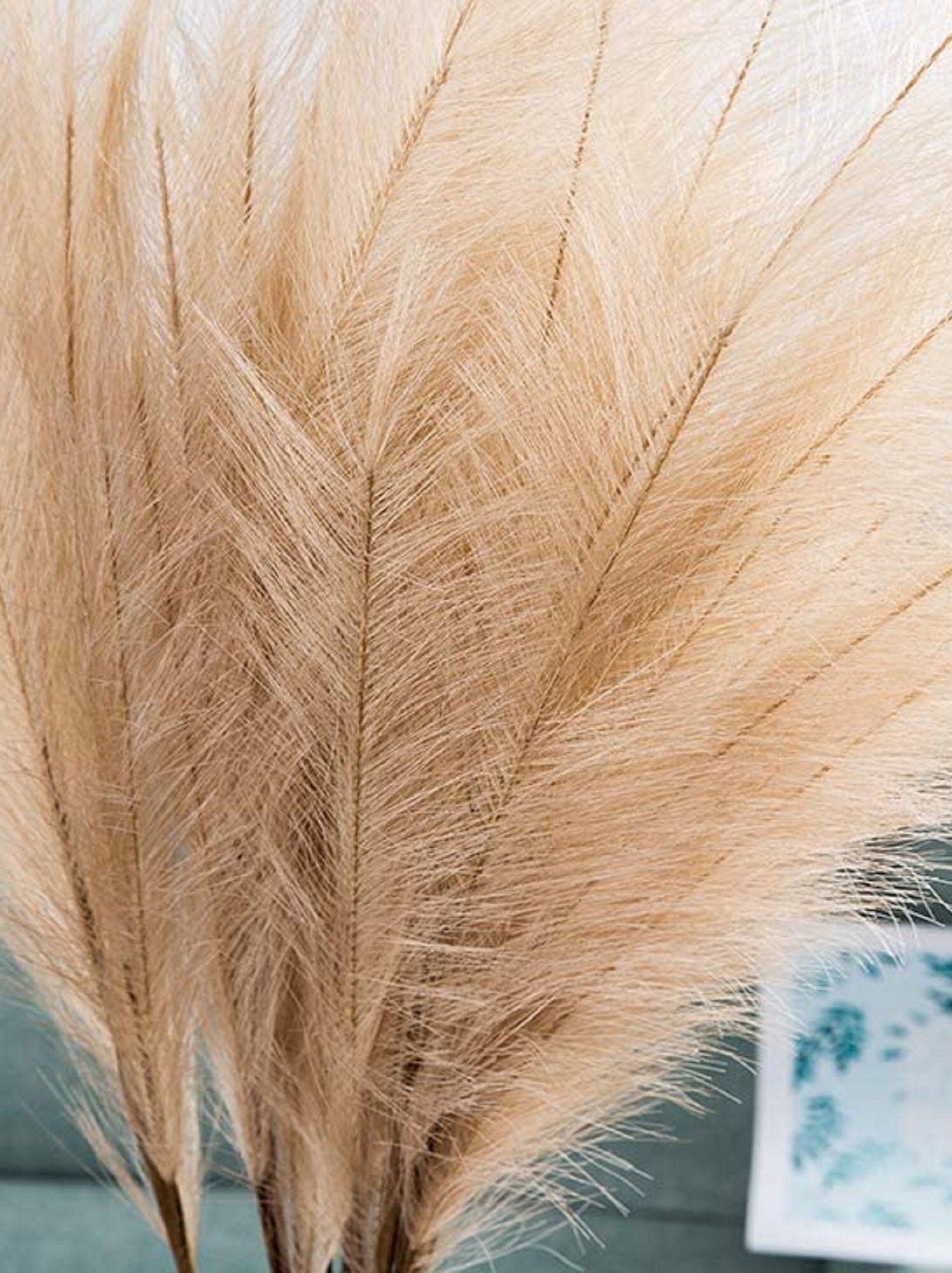 Flores artificiales Pampas Grass Gran Césped Ascendente Flores | Etsy