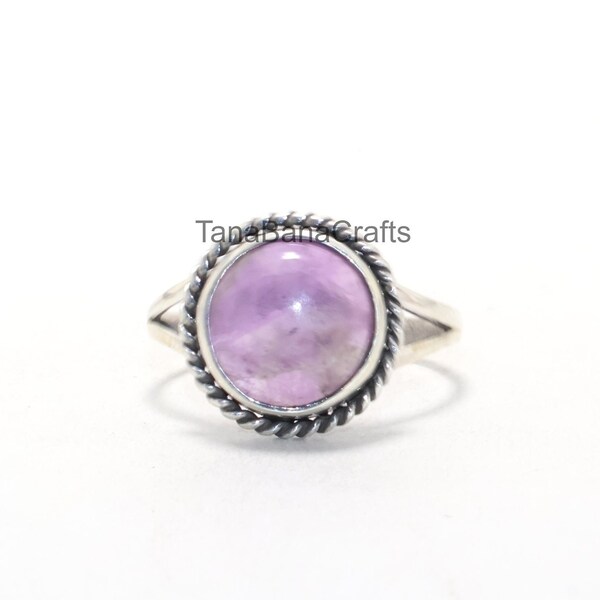 Purple Majesty: Genuine Amethyst Ring - Designer Elegance for February Birthdays, Dainty Promise or Friendship Gift in Gemstone Jewelry