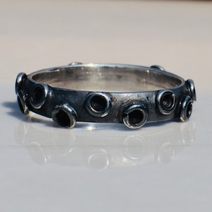 Silver Octopus Tentacle Ring, 925 Sterling Silver, Oxidized Silver Ring, Ocean Inspired Fantasy Ring, Nature Sea Life Jewelry, Unique Gift