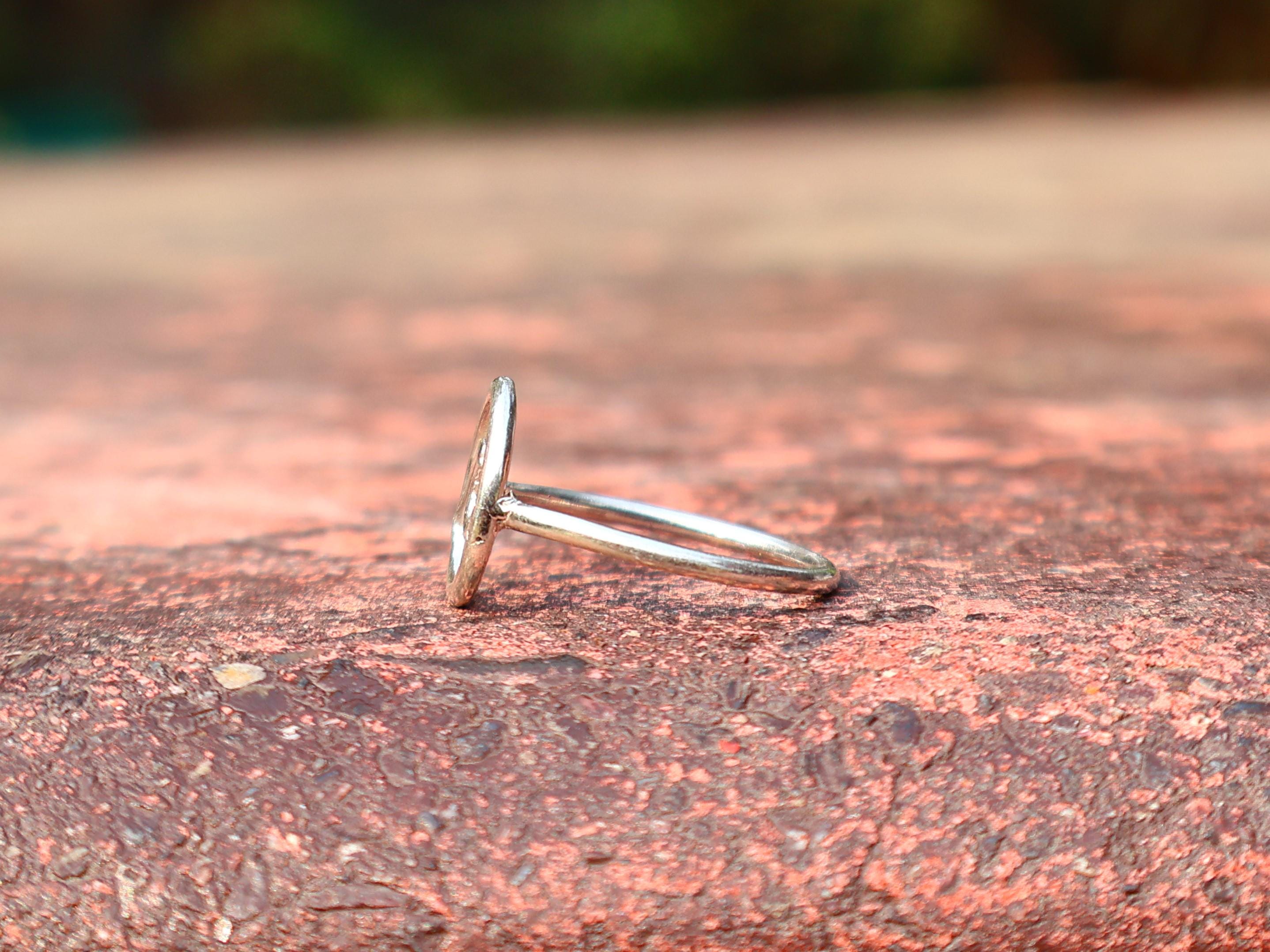 Silver Wave Ring, 925 Sterling Silver, Ocean Beach Jewelry