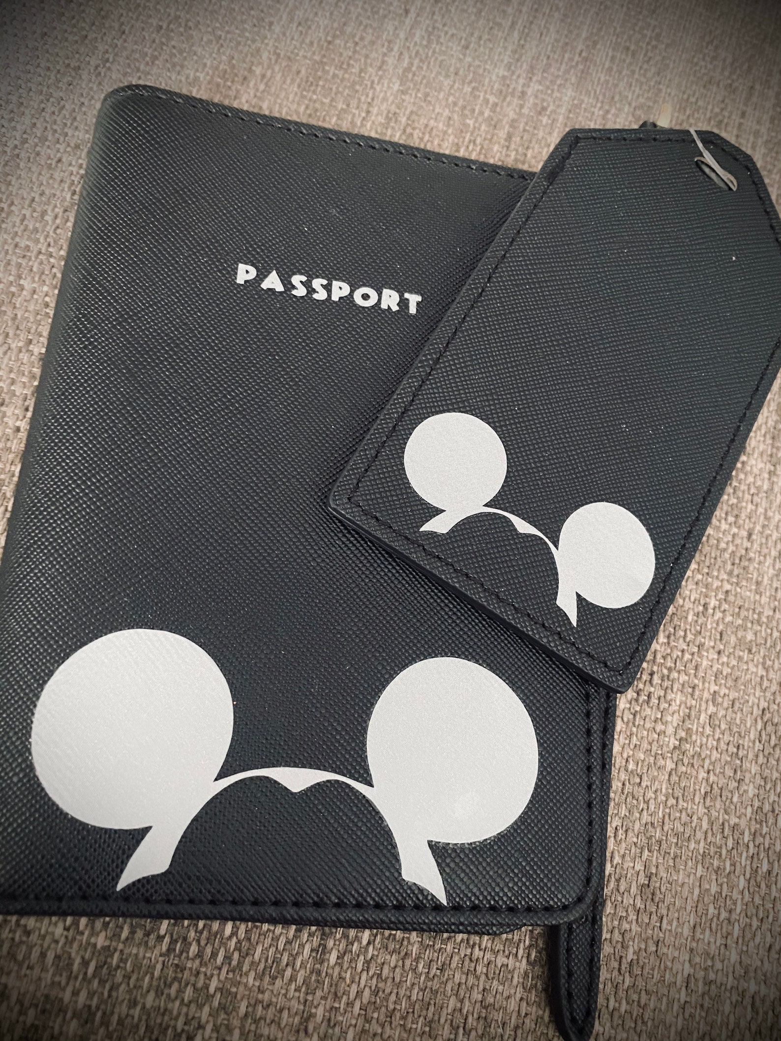 Disney Passport Holders and Luggage Tag Set Etsy