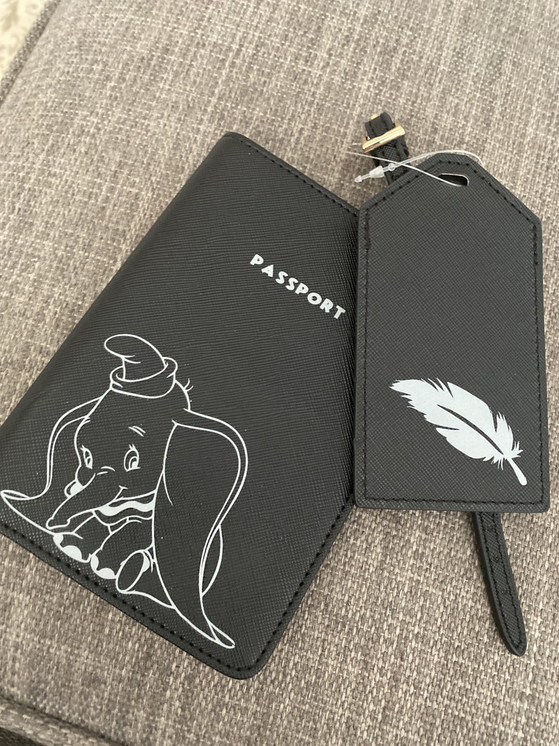 Disney Passport Holders and Luggage Tag Set Etsy