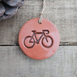 Difusor colgante de terracota para bicicleta, ambientador de arcilla