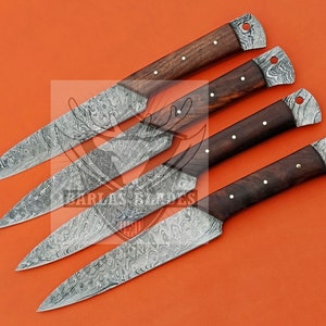 Bulk Restaurant Steak Knives with Rosewood Handle (1 Dozen)