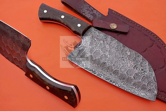 Serbian Chef Knife / Custom Hand Made by Barlas Blades / Wedding Gift /  Forged Steel Blade Sharp Edge _ Personalized Gifts 