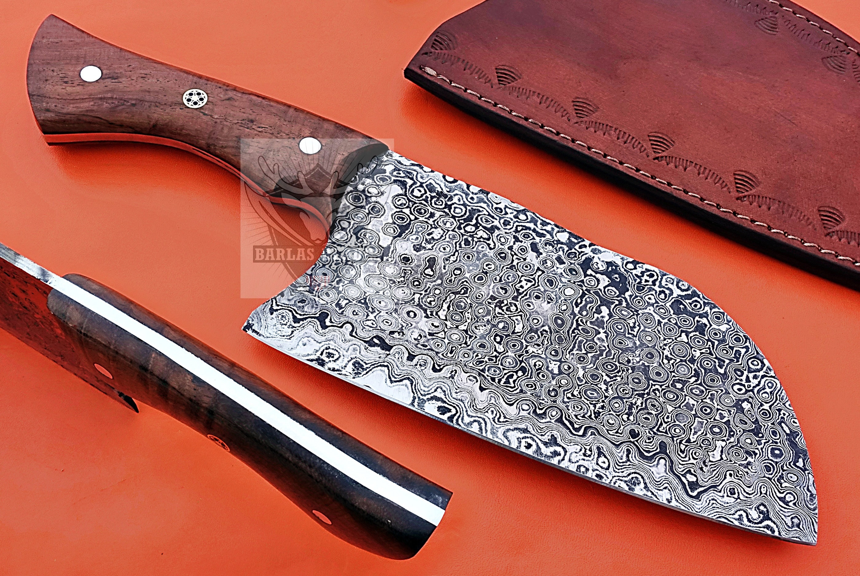 KD 7.1 inch Serbian Cleaver Chef Knife Hand Forged Meat German High Ca –  Knife Depot Co.