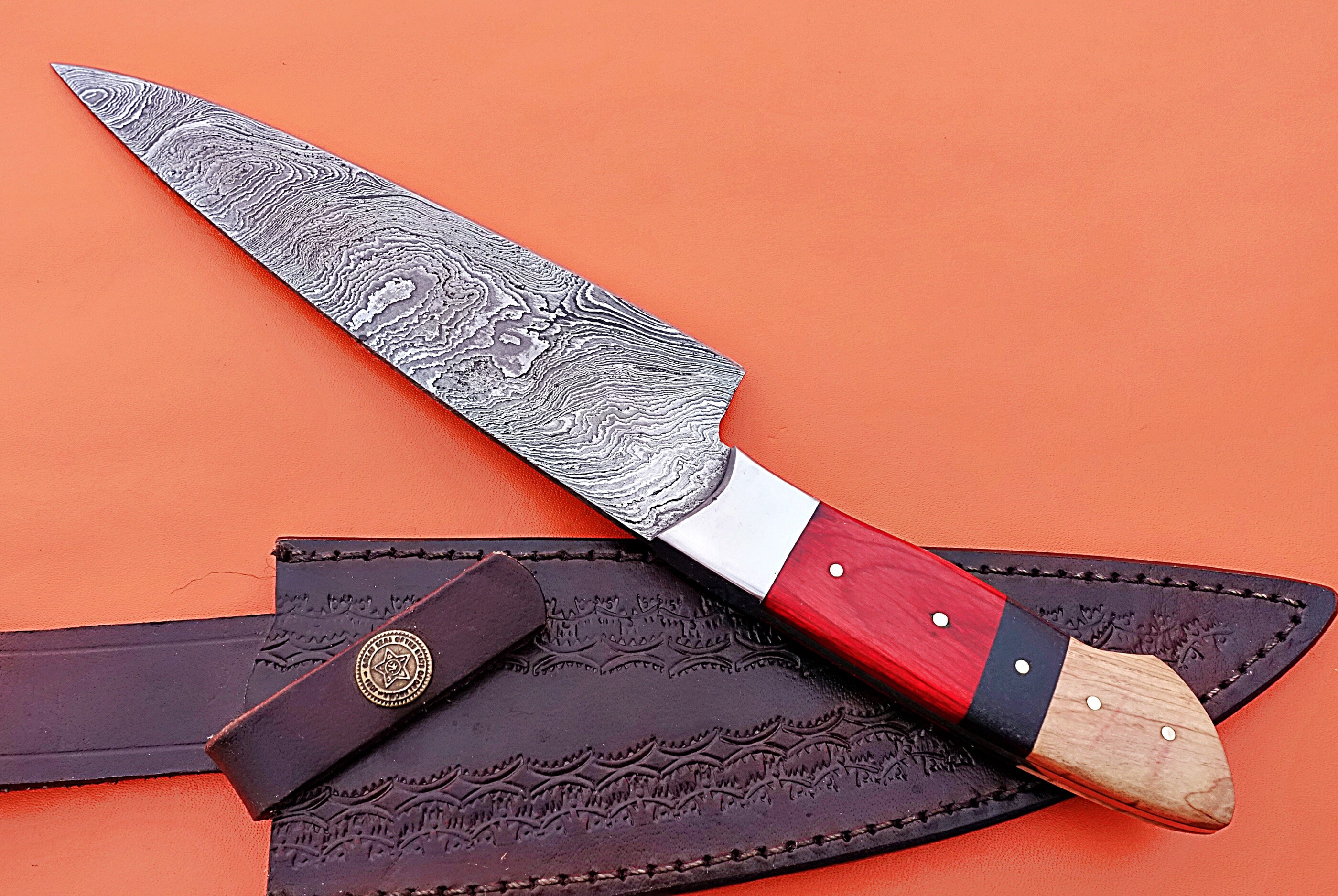 Chef Knife Custom Hand Made Sharp Edge Blade / Cooking Knives Etsy
