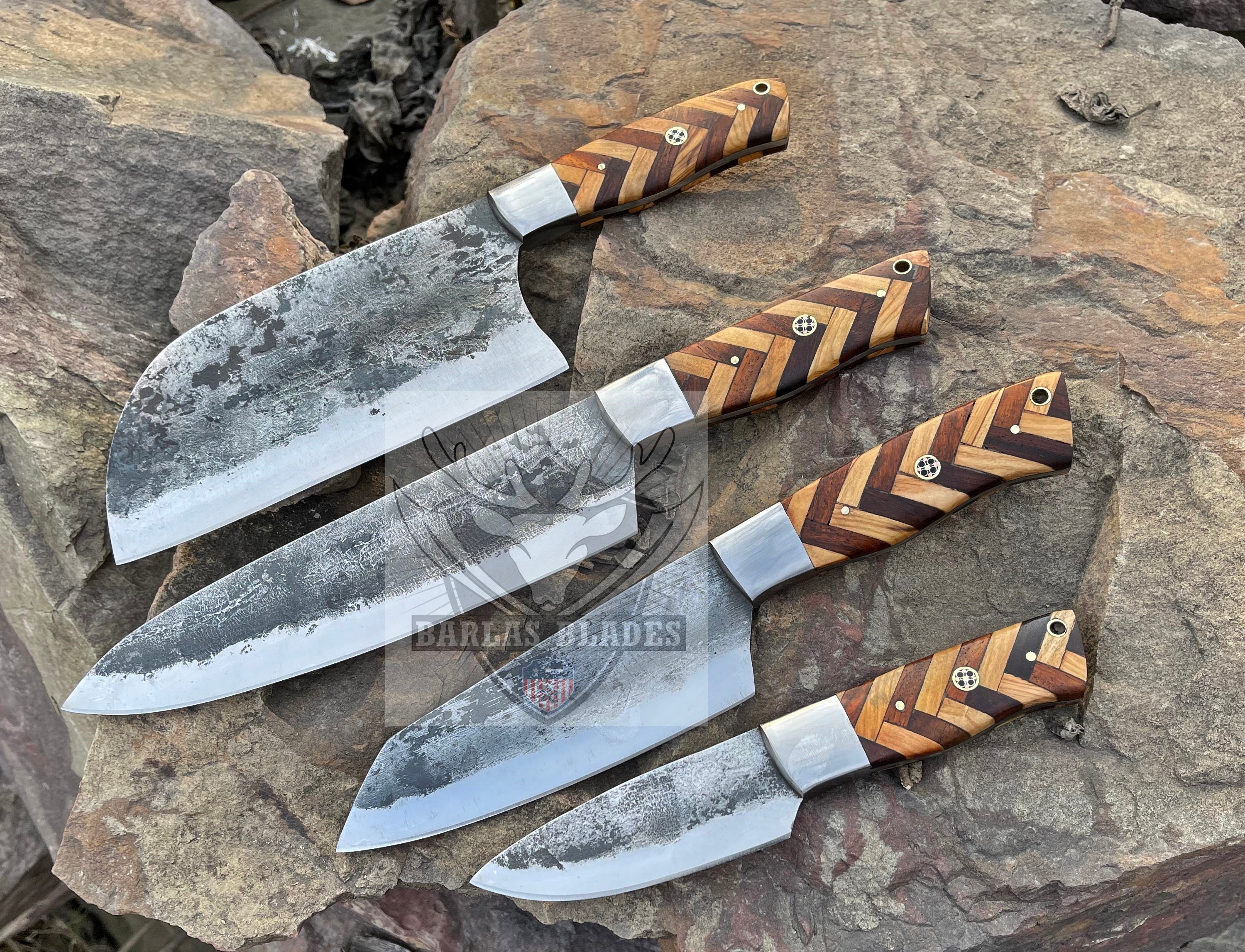 Damascus Knife 4 Piece Gift Set – Prince of Scots