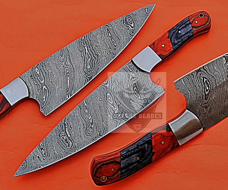 Chef Knife 13 Inch Overall Unique Handle Best Gift for Etsy