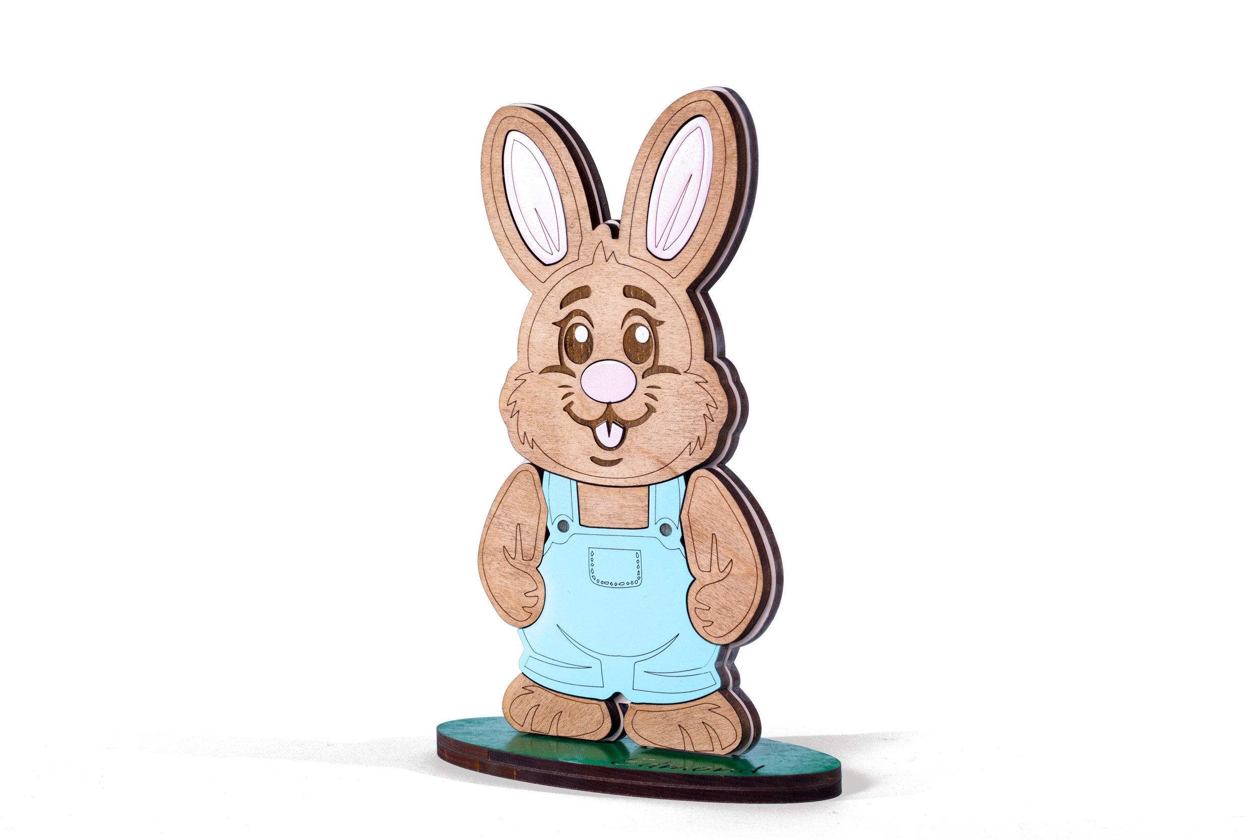 Laser Cut Digital File / Easter Bunny Shelf Sitter Gift Card Holder SVG ...
