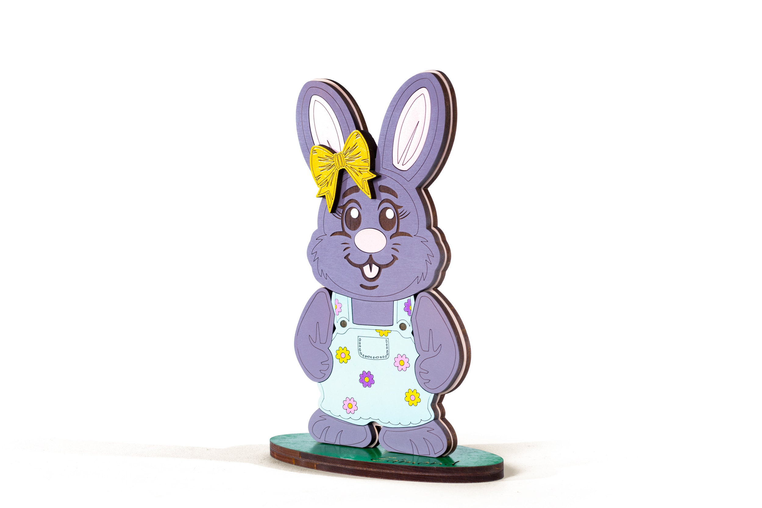 Laser Cut Digital File / Easter Bunny Shelf Sitter Gift Card Holder SVG ...
