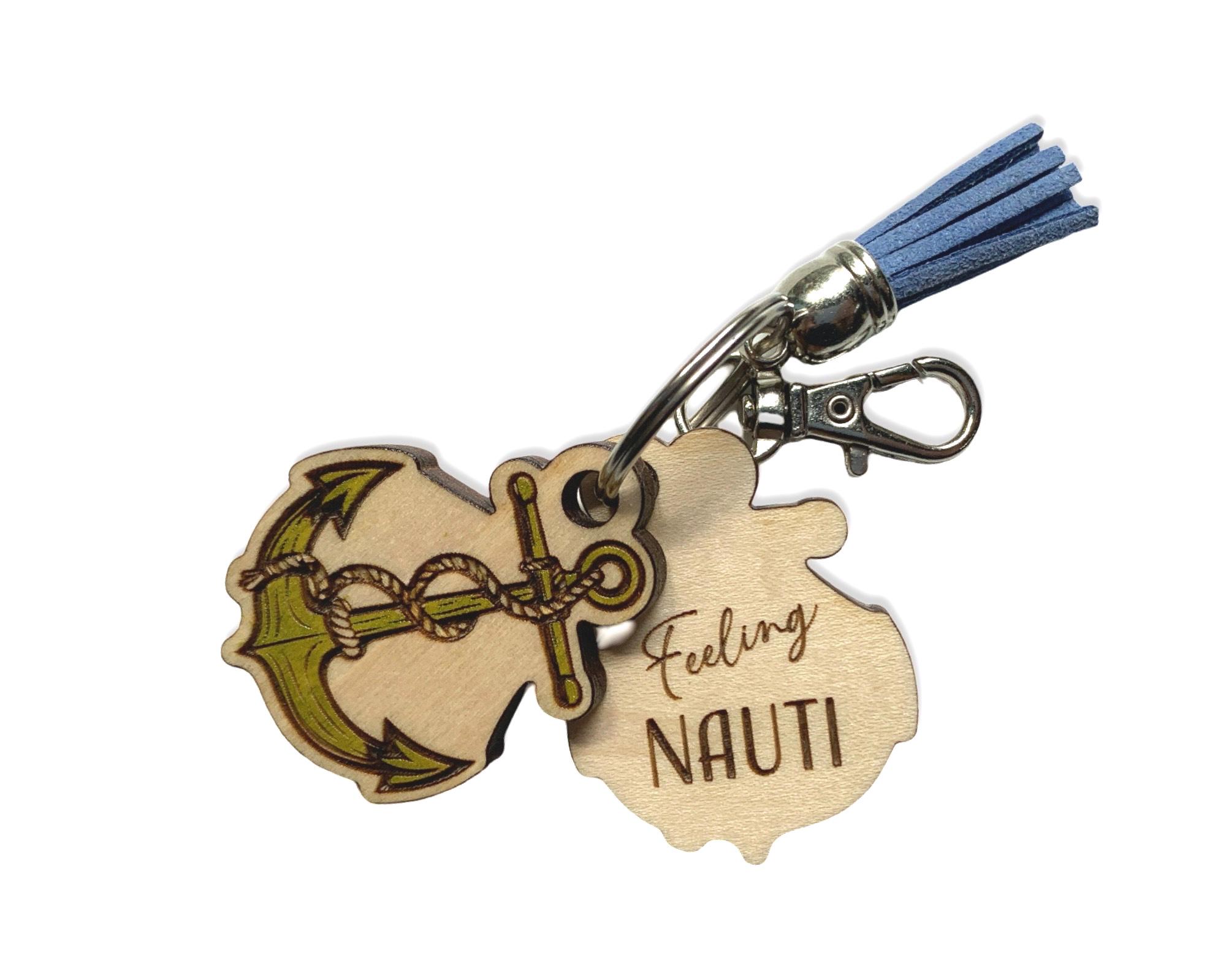 Laser Cut Digital File, Nautical Keychain SVG, Glowforge, Scrapbuster ...