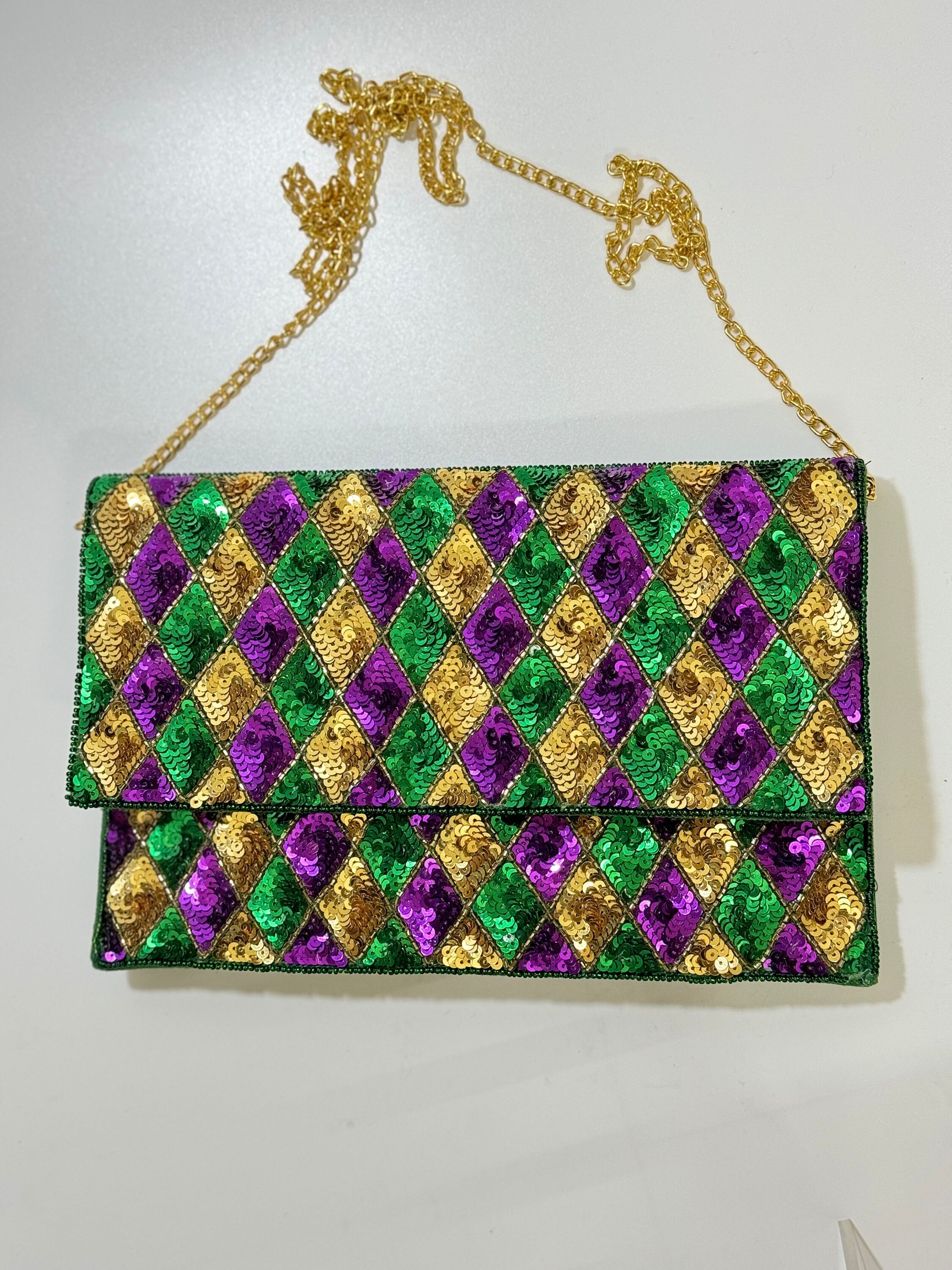 Mardi Gras Beaded Clutch, Mardi Gras Purse, Mardi Gras Beaded Bag ...